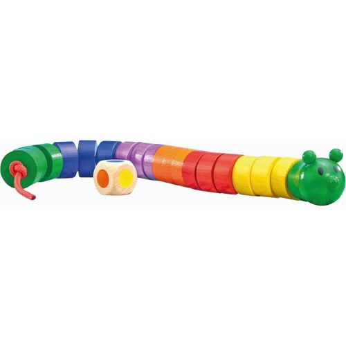 Selecta Spielzeug Fädelraupe