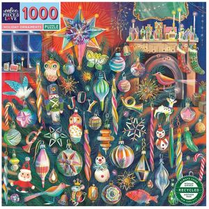 Eeboo Puzzle 1000 pcs - Holiday Ornaments - (EPZTHYO) (1000 Teile) Eeboo Puzzle 1000 pcs - Holiday Ornaments - (EPZTHYO) (1000 Teile)