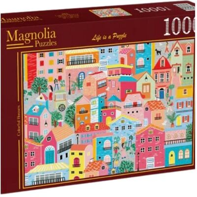 Magnolia Puzzle 1000 pieces Colorful Houses (1000 Teile) Magnolia Puzzle 1000 pieces Colorful Houses (1000 Teile)