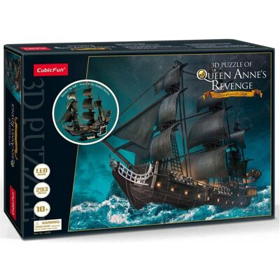 Cubic Fun Queen Anne's Revenge 3D Puzzle - LED, 293 Stück Cubic Fun Queen Anne's Revenge 3D Puzzle - LED, 293 Stück