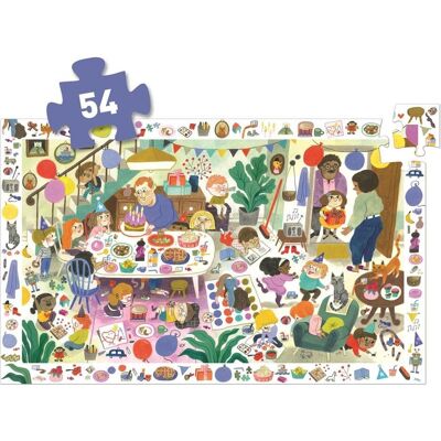Djeco Jenny 5. Geburtstag Beobachtungspuzzle - Puzzle Djeco Jenny 5. Geburtstag Beobachtungspuzzle - Puzzle