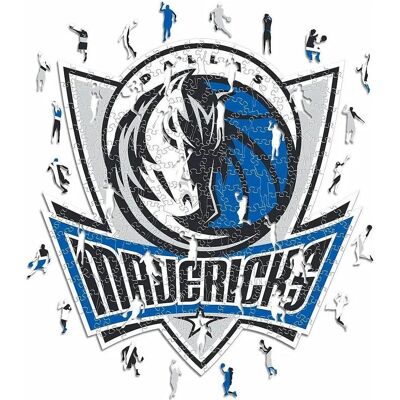 ICONIC NBA Dallas Mavericks Logo Holzpuzzle M - Puzzle Typ ICONIC NBA Dallas Mavericks Logo Holzpuzzle M - Puzzle Typ