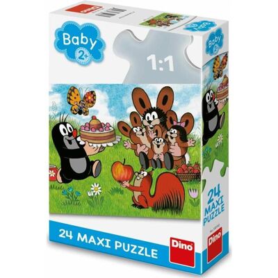 Dino Puzzle Mole: Geburtstag Maxi 24 Teile - Puzzle Dino Puzzle Mole: Geburtstag Maxi 24 Teile - Puzzle