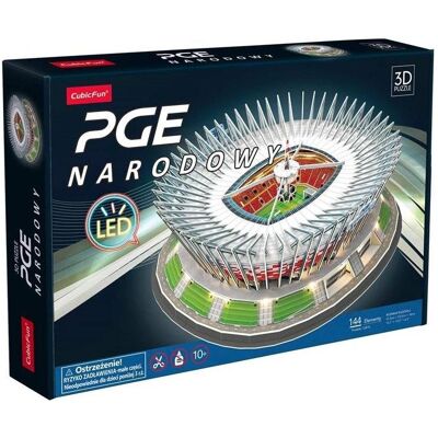 Cubic Fun PGE Nationalstadion 3D Puzzle Led-Version Cubic Fun PGE Nationalstadion 3D Puzzle Led-Version
