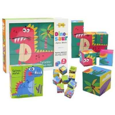 Lean Toys Lernpuzzleblöcke 6in1 9 Teile (9 Teile) Lean Toys Lernpuzzleblöcke 6in1 9 Teile (9 Teile)