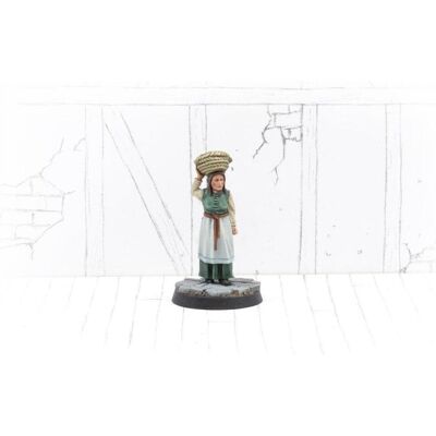 Tabletop-Art Townsfolk Miniatures - Maid With Basket (Kunststoff) Tabletop-Art Townsfolk Miniatures - Maid With Basket (Kunststoff)