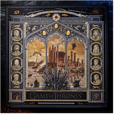 Theory11 Game of Thrones Multi-Dimensionales Puzzle (1000 Teile) (1000 Teile) Theory11 Game of Thrones Multi-Dimensionales Puzzle (1000 Teile) (1000 Teile)