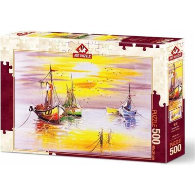 Art Puzzle Sonnenuntergang 500-teil Puzzle - Puzzle Art Puzzle Sonnenuntergang 500-teil Puzzle - Puzzle