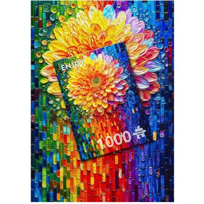 enjoy Puzzle Blumenmosaik 1000 dlks (1000 Teile) enjoy Puzzle Blumenmosaik 1000 dlks (1000 Teile)