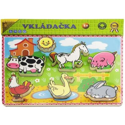 Studo Wood Bauernhoftiere Puzzle - Holzpuzzle für Kinder Studo Wood Bauernhoftiere Puzzle - Holzpuzzle für Kinder