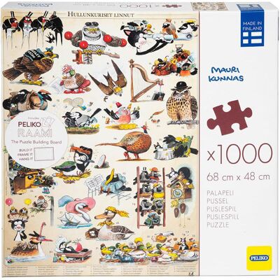 Peliko Mauri Kunnas Puzzle 1000 Teile - Lustige Vögel Peliko Mauri Kunnas Puzzle 1000 Teile - Lustige Vögel