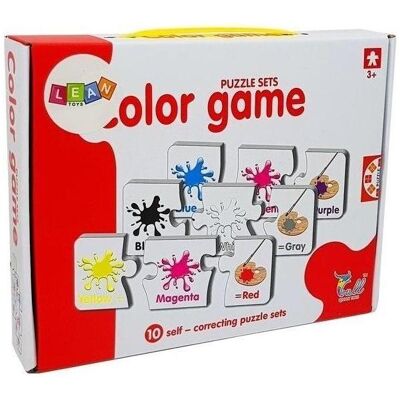 Lean Toys Lernpuzzle Farben 10 Teile (10 Teile) Lean Toys Lernpuzzle Farben 10 Teile (10 Teile)