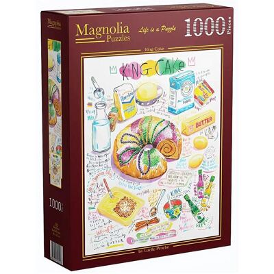 Magnolia Puzzle 1000 pieces King Cake (1000 Teile) Magnolia Puzzle 1000 pieces King Cake (1000 Teile)