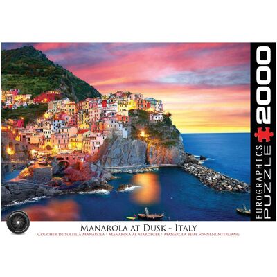 Eurographics Manarola in der Dämmerung (2000 Teile) Eurographics Manarola in der Dämmerung (2000 Teile)