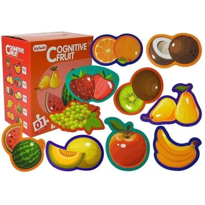 Lean Toys Obst-Puzzle - Pädagogisches Spielzeug für Babys Lean Toys Obst-Puzzle - Pädagogisches Spielzeug für Babys