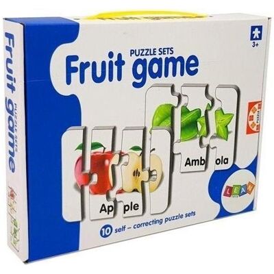 Lean Toys Lernpuzzle Obst 10 Teile (10 Teile) Lean Toys Lernpuzzle Obst 10 Teile (10 Teile)