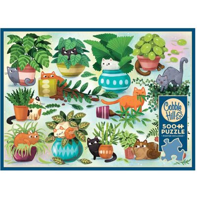 Cobble Hill Katzen gegen Pflanzen 500 Teile (500 Teile) Cobble Hill Katzen gegen Pflanzen 500 Teile (500 Teile)