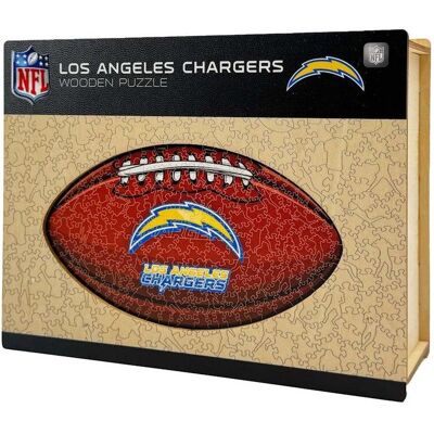 ICONIC Puzzles - Los Angeles Chargers - Football mit Logo - Holz Puzzle S (150 Teile) ICONIC Puzzles - Los Angeles Chargers - Football mit Logo - Holz Puzzle S (150 Teile)