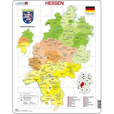 Larsen Hessen Politisch (70 Teile) Larsen Hessen Politisch (70 Teile)