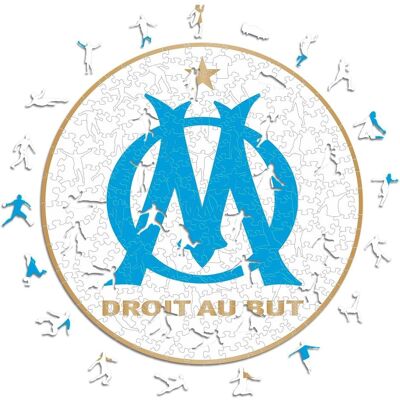 Iconic Olympique Marseille - Logo - Holz Puzzle Grösse L (500 Teile) (500 Teile) Iconic Olympique Marseille - Logo - Holz Puzzle Grösse L (500 Teile) (500 Teile)