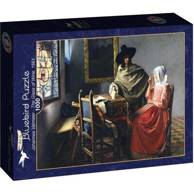 Bluebird Art Vermeer - Das Glas Wein - Puzzle - 1000 Stück Bluebird Art Vermeer - Das Glas Wein - Puzzle - 1000 Stück