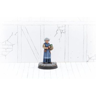 Tabletop-Art Townsfolk Miniatures - Maid At Vegetable Shopping (Kunststoff) Tabletop-Art Townsfolk Miniatures - Maid At Vegetable Shopping (Kunststoff)