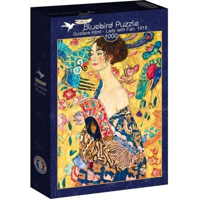 Bluebird Puzzle 1000 pieces Gustave Klimt - Lady with Fan, 1918 (1000 Teile) Bluebird Puzzle 1000 pieces Gustave Klimt - Lady with Fan, 1918 (1000 Teile)