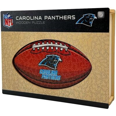 ICONIC Puzzles - Carolina Panthers – Football mit Logo - Holz Puzzle Grösse M ICONIC Puzzles - Carolina Panthers – Football mit Logo - Holz Puzzle Grösse M