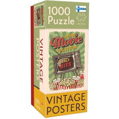 Tactic Jahrgang 1000 Stk. - Retro-Filmsammlung (1000 Teile) Tactic Jahrgang 1000 Stk. - Retro-Filmsammlung (1000 Teile)