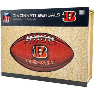 ICONIC Puzzles Cincinnati Bengals NFL Logo Holzpuzzle - Sport Fan Geschenk ICONIC Puzzles Cincinnati Bengals NFL Logo Holzpuzzle - Sport Fan Geschenk