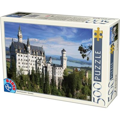 D-Toys Puzzle 500 Neuschwanstein - Puzzle D-Toys Puzzle 500 Neuschwanstein - Puzzle
