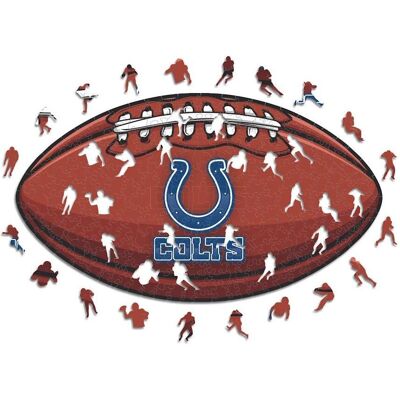 ICONIC Puzzles - Indianapolis Colts – Fußball mit Logo - Holzpuzzle L (500 Teile) ICONIC Puzzles - Indianapolis Colts – Fußball mit Logo - Holzpuzzle L (500 Teile)