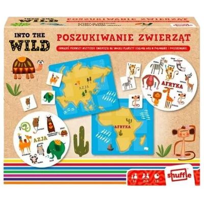 Cartamundi Into the Wild - Tiersuche Brettspiel Cartamundi Into the Wild - Tiersuche Brettspiel