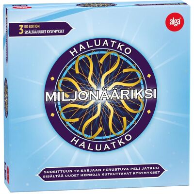 Alga Haluatko Miljonääriksi 3rd Edition -lautapeli Alga Haluatko Miljonääriksi 3rd Edition -lautapeli
