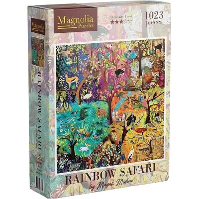 Magnolia Puzzle 1023 pieces Rainbow Safari (1023 Teile) Magnolia Puzzle 1023 pieces Rainbow Safari (1023 Teile)