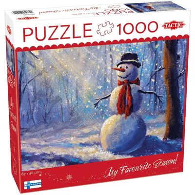 Tactic Puzzle Lovers Happy Snowman 1000 pcs puzzle (1000 Teile) Tactic Puzzle Lovers Happy Snowman 1000 pcs puzzle (1000 Teile)