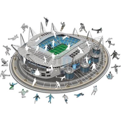 ICONIC Puzzles Manchester City FC - Etihad Stadion Holz Puzzle - 500 Teile ICONIC Puzzles Manchester City FC - Etihad Stadion Holz Puzzle - 500 Teile