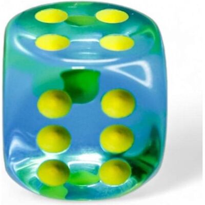 Chessex Würfelset Gemini 16 mm d6 Translucent Grün 12 Stk. Chessex Würfelset Gemini 16 mm d6 Translucent Grün 12 Stk.