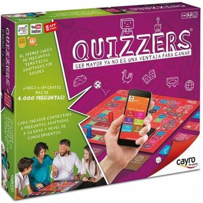Cayro Quizzers Brettspiel - Familienspiel für Bildung Cayro Quizzers Brettspiel - Familienspiel für Bildung