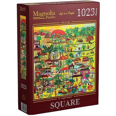 Magnolia Puzzle 1000 pieces Life in Asia (1000 Teile) Magnolia Puzzle 1000 pieces Life in Asia (1000 Teile)