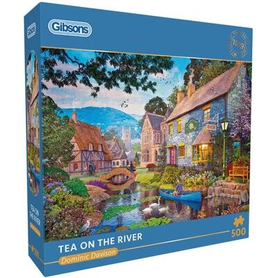 Gibsons Puzzle Čaj na řece / 500 dílků / 48x34 cm (500 Teile) Gibsons Puzzle Čaj na řece / 500 dílků / 48x34 cm (500 Teile)