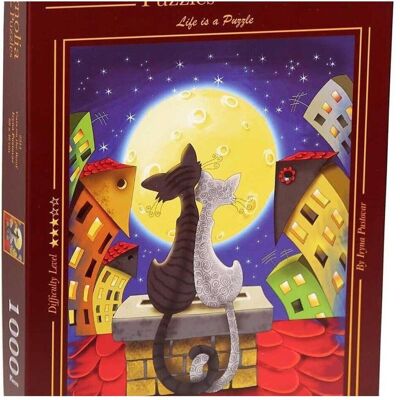 Magnolia Puzzle 1000 pieces Cats on the Roof (1000 Teile) Magnolia Puzzle 1000 pieces Cats on the Roof (1000 Teile)