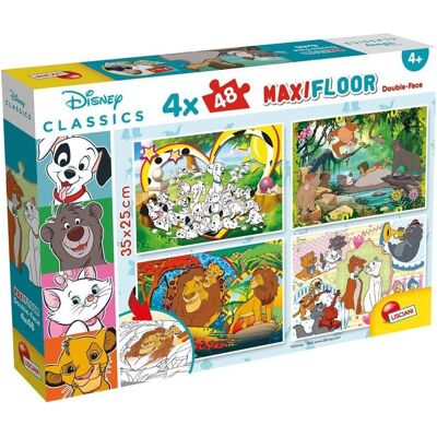 Lisciani Disney Doppelseitiges Puzzle Maxi Boden 4x48 El. (48 Teile) Lisciani Disney Doppelseitiges Puzzle Maxi Boden 4x48 El. (48 Teile)