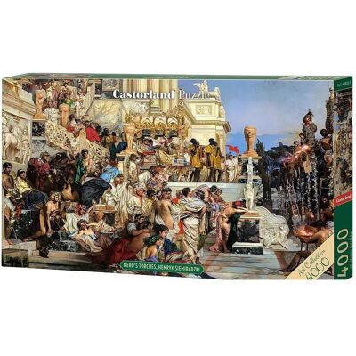 Castorland Puzzle 4000 pieces Art Collection - Nero's Torches, Henryk Siemiradzki (4000 Teile) Castorland Puzzle 4000 pieces Art Collection - Nero's Torches, Henryk Siemiradzki (4000 Teile)