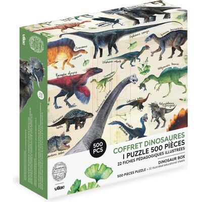Vilac Dinosaurier Puzzle - 500 Teile - Lernspiel Vilac Dinosaurier Puzzle - 500 Teile - Lernspiel