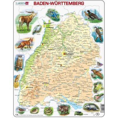 Larsen Baden-Württemberg mit Tieren (63 Teile) Larsen Baden-Württemberg mit Tieren (63 Teile)