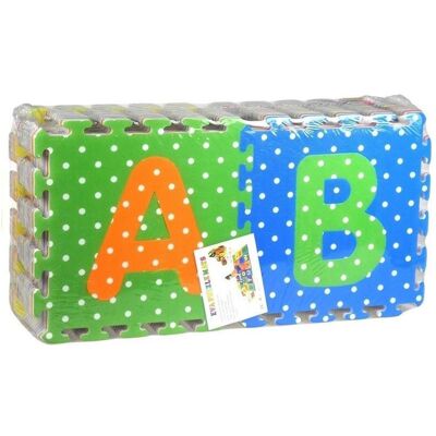 Lean Toys Kinder-Spielmatte aus Schaumstoff, Puzzles mit Alphabet und Zahlen (36 Teile) Lean Toys Kinder-Spielmatte aus Schaumstoff, Puzzles mit Alphabet und Zahlen (36 Teile)