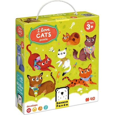 I Love Cats Puzzle 3+ - Puzzle I Love Cats Puzzle 3+ - Puzzle