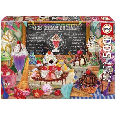 Educa Ice Cream Shop Puzzle - 500 Teile Educa Ice Cream Shop Puzzle - 500 Teile