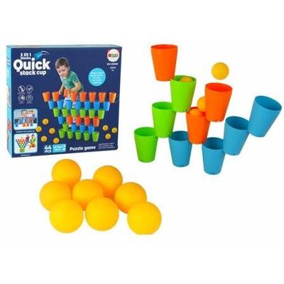 Lean Toys Mehrfarbiges Becherpuzzle - Puzzlespiel Lean Toys Mehrfarbiges Becherpuzzle - Puzzlespiel